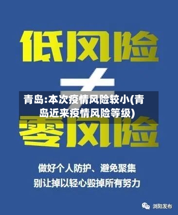 青岛:本次疫情风险较小(青岛近来疫情风险等级)-第3张图片