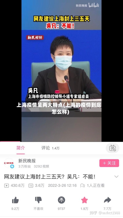 上海疫情呈两大特点(上海的疫情到底怎么样)