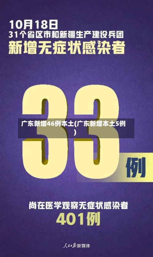 广东新增46例本土(广东新增本土5例)