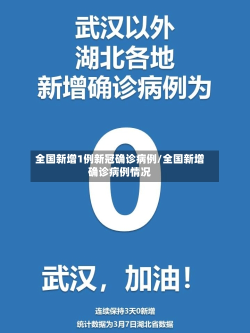 全国新增1例新冠确诊病例/全国新增确诊病例情况
