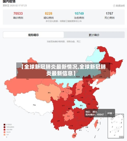 【全球新冠肺炎最新情况,全球新冠肺炎最新信息】