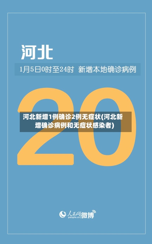 河北新增1例确诊2例无症状(河北新增确诊病例和无症状感染者)