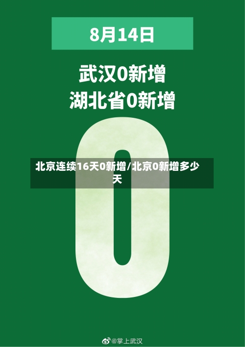 北京连续16天0新增/北京0新增多少天