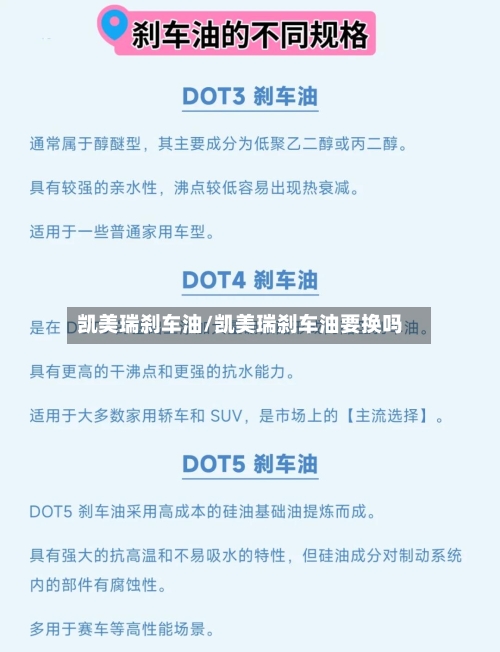 凯美瑞刹车油/凯美瑞刹车油要换吗