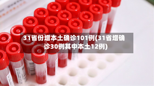31省份增本土确诊101例(31省增确诊30例其中本土12例)