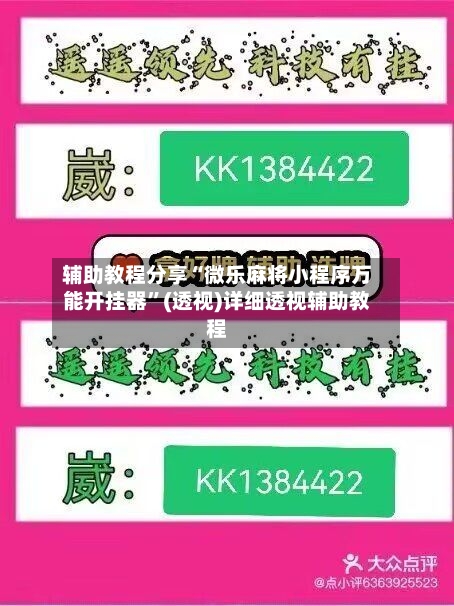 辅助教程分享“微乐麻将小程序万能开挂器”(透视)详细透视辅助教程
