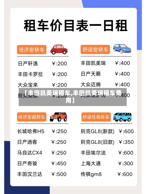 【丰田凯美瑞租车,丰田凯美瑞租车费用】
