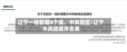 辽宁一地新增8个高、中风险区/辽宁中风险城市名单