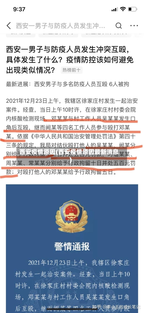 西安疫情原因(西安疫情原因最新消息)
