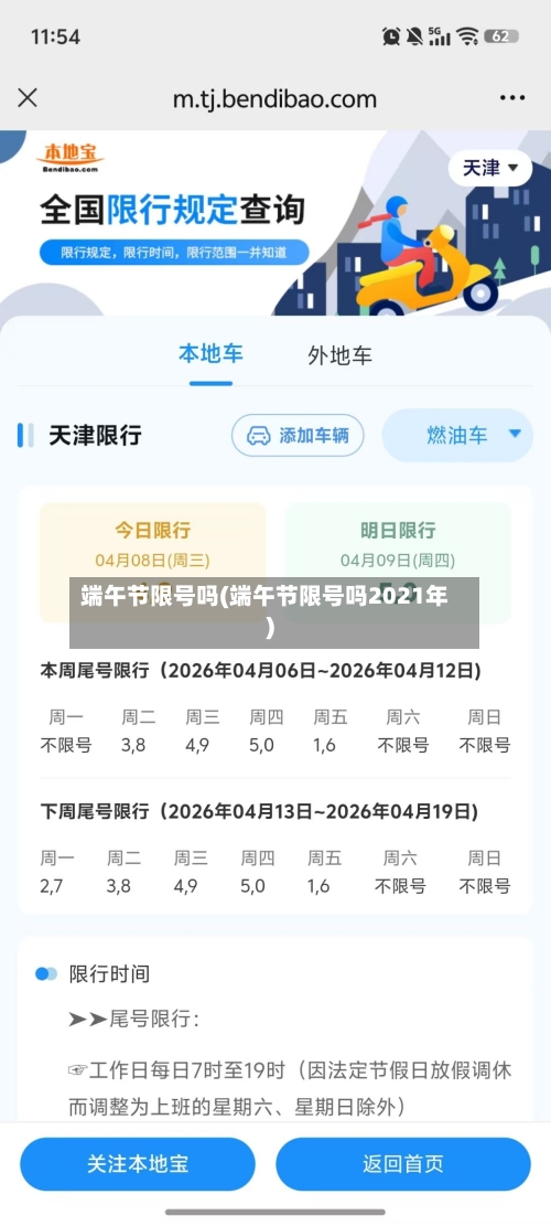 端午节限号吗(端午节限号吗2021年)