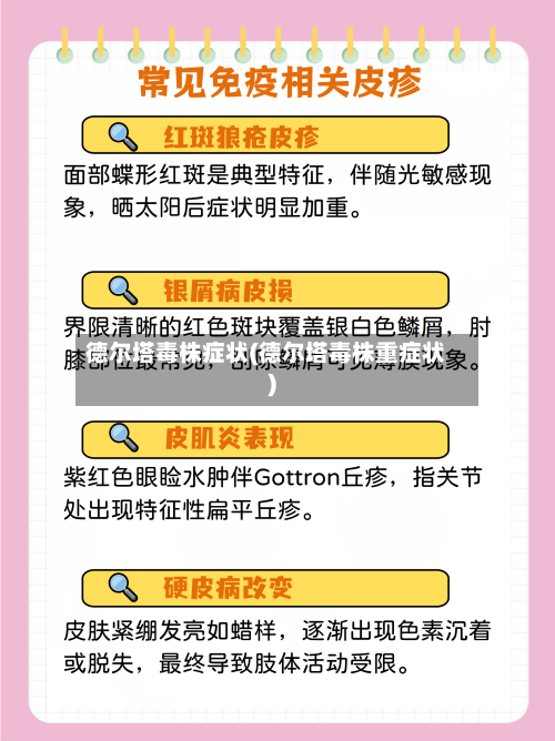 德尔塔毒株症状(德尔塔毒株重症状)