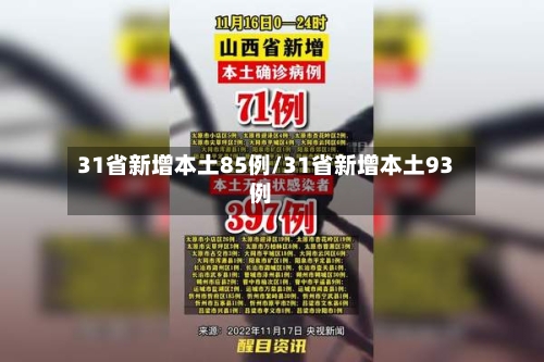 31省新增本土85例/31省新增本土93例