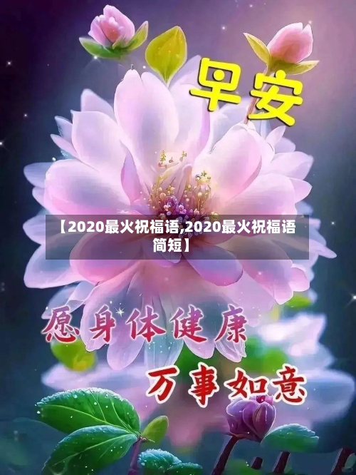 【2020最火祝福语,2020最火祝福语简短】