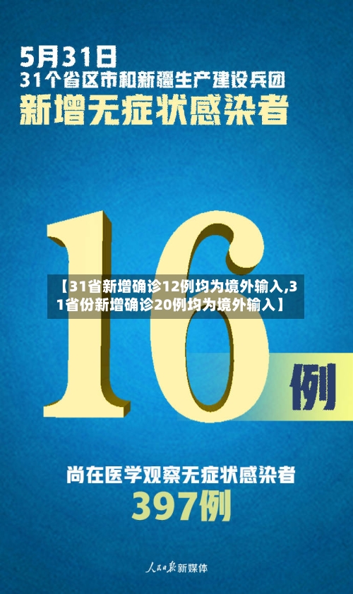 【31省新增确诊12例均为境外输入,31省份新增确诊20例均为境外输入】
