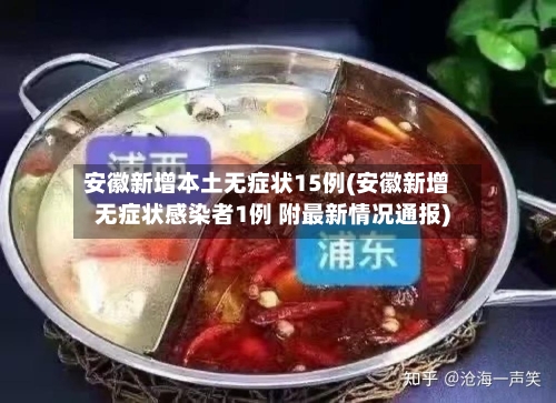 安徽新增本土无症状15例(安徽新增无症状感染者1例 附最新情况通报)