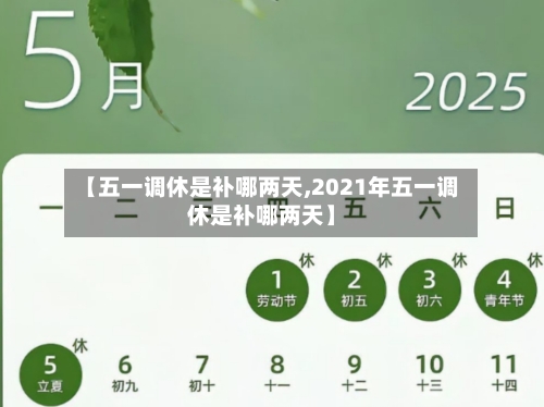 【五一调休是补哪两天,2021年五一调休是补哪两天】