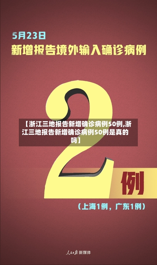 【浙江三地报告新增确诊病例50例,浙江三地报告新增确诊病例50例是真的吗】